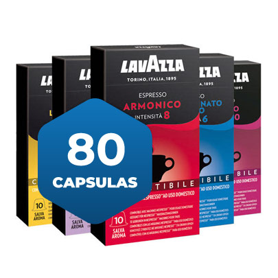 PROMO 80 CÁPSULAS COMPATIBLE NESPRESSO